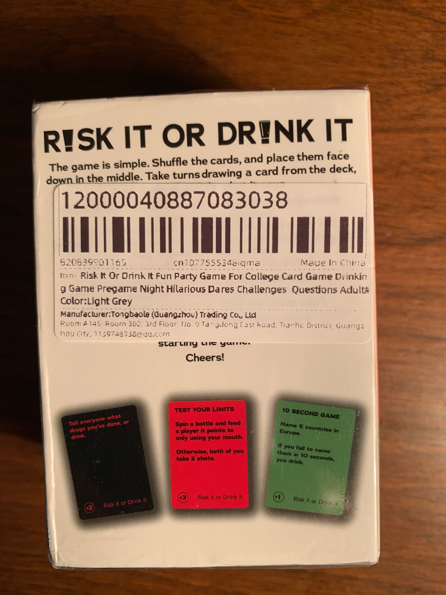 Risk it or Drink It