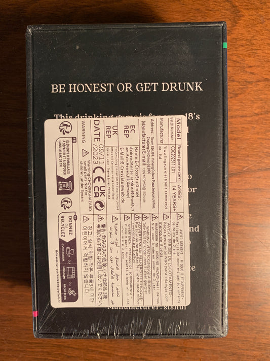 Be Honest or Get Drunk