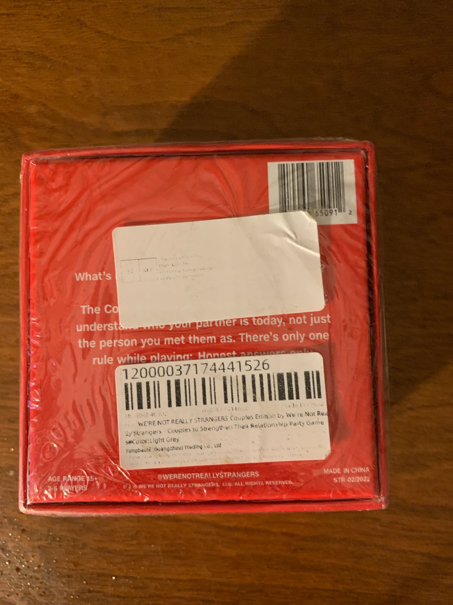 We are not Really Strangers-Couples Edition