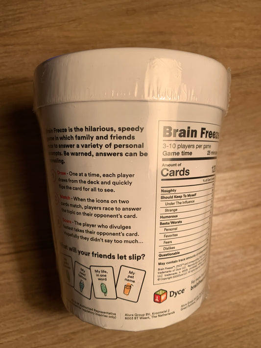 Brain Freeze After Dark Edition